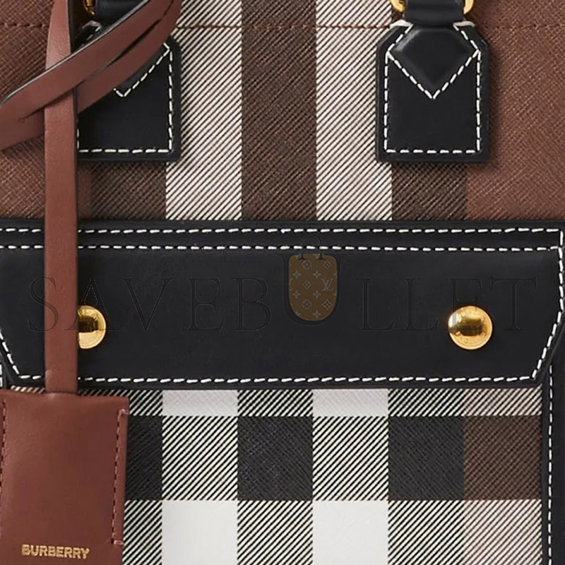 BURBERRY FREYA TOTE BAG 80696611 (23*19*8 cm)